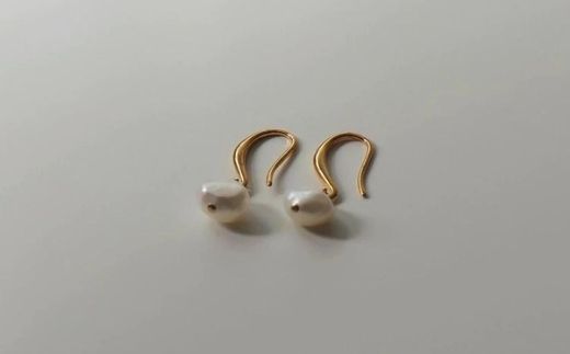 【LENERAオリジナルピアス】pearl hook pierce 【079003】